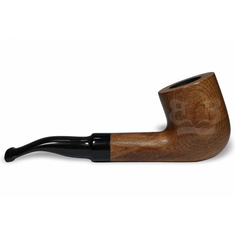 Cachimbo BB Liso Curvo Encerado (Filtro Permanente) Piteira Chifre